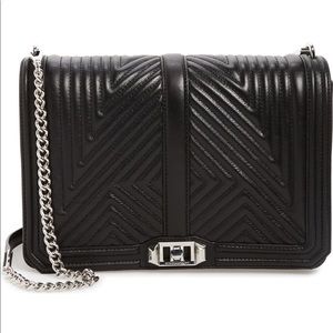 Rebecca Minkoff Geo Quilted Love Jumbo Crossbody
